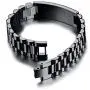 MEALGUET His & Hers Stainless Steel Love Quote Engraved Couple Link Bracelets Wristband for Lover Husband Wife Boyfriend Girlfriend,Valentines Day Gift