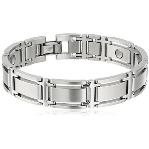 Sabona Executive Symmetry Silver Magnetic Bracelet - Large