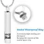 LYFML Crystal Cremation Jewelry Urn Cube Memorial Ashes Necklace Pendant Keepsake, White Birthstone Series LYFML Crystal Cremation Jewelry Urn Cube Memorial Ashes Necklace Pendant Keepsake, White Birthstone Series