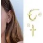 MYEARS Hoop Earrings Gold Half Open 14K Gold Filled Tiny Boho Beach Simple Delicate Handmade Hypoallergenic Jewelry Gift MYEARS Hoop Earrings Gold Half Open 14K Gold Filled Tiny Boho Beach Simple Delicate Handmade Hypoallergenic Jewelry Gift