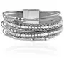 TSANLY Multi-Layer Leather Bracelet Bohemian Bangle with Alloy Magnetic Clasp Braided Wrap Cuff Bangle Jewelry for Women TSANLY Multi-Layer Leather Bracelet Bohemian Bangle with Alloy Magnetic Clasp Braided Wrap Cuff Bangle Jewelry for Women
