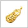 Heavstjer Fashion Plated 18K Gold Dragon Tag Pendant Necklace,22inches Link Chain