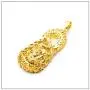 Heavstjer Fashion Plated 18K Gold Dragon Tag Pendant Necklace,22inches Link Chain