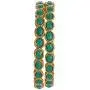 Efulgenz Indian Style Bollywood Gold Plated Crystal Rhinestone Faux Kundan Stone Wedding Bridal Bracelet Bangle Set Jewelry