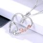 APOTIE 925 Sterling Silver Stethoscope Heart Pendant Necklace Love Charm Jewelry Nurse Gifts for Doctor Nurse Graduation Medical Student