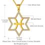 beautlace Horoscope Zodiac Triangle Necklaces 12 Constellation Astrology Charm 18K Gold/Silver/Black Gun Plated Pendant Necklace for Women Men Jewelry Gift