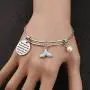 CYTING Whale Tail Bracelet My Heart As Magical As The Sea and My Soul Whale Always Be Free Whale Bracelet Sea Ocean Jewelry Whale Lover Gift