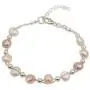 Entwined Cultured Pearl and Sterling Silver Beads 17.7'' Chain Necklace or 7.3'' Bracelet with Bonus Sterling Pearl Studs Entwined Cultured Pearl and Sterling Silver Beads 17.7'' Chain Necklace or 7.3'' Bracelet with Bonus Sterling Pearl Studs