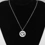 FAADBUK Equality Necklace Gay Pride Gift LGBT Gift Transgender Rights Jewelry Gift for Couple