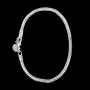 Bracelets Bangle, 3MM Snake Chain Round Charm Women Bracelet Minimalist Bangle Party Jewelry Gift - Silver Bracelets Bangle, 3MM Snake Chain Round Charm Women Bracelet Minimalist Bangle Party Jewelry Gift - Silver