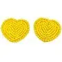 Statement Beaded Earrings - Bohemian Handmade Seed Bead Mini Heart Dangle Earrings Gift for Women Girls Statement Beaded Earrings - Bohemian Handmade Seed Bead Mini Heart Dangle Earrings Gift for Women Girls