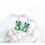 5Pairs Cute Handmade Cartoon Animal Dinosaur Frog Resin Earrings for Women Girl Funny Panda Rabbit Dangle Drop Earrings