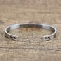 Joycuff Inspirational Bracelets for Women Best Friend Encouragement Gifts for Her Mantra Cuff Bangle