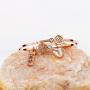 Uloveido Rose Gold Plated Tree of Life Bangle Cuffs Faith Mustard Seed Pendant Charms Open Bracelet for Women Y1028