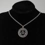 CENWA Outlander Inspired Jewelry Celtic Knot Cross Pendant Necklace Outlander Claire Fraser Necklace Sassenach Scottish Outlander Gift