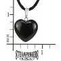 Steampunkers USA Big Heart Collection - 20mm Classic Obsidian Black - 20-22 inch Black Cord – Crystal Gemstone Carved Necklace Charm Handmade Steampunkers USA Big Heart Collection - 20mm Classic Obsidian Black - 20-22 inch Black Cord – Crystal Gemstone Carved Necklace Charm Handmade