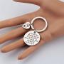 BAUNA CHD Keychain Heart Disease Gift I Have The Heart of A Warrior and I Rock The Scar to Prove It Congenital Heart Defect Warrior Survivor Jewelry Gift
