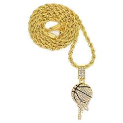 HH Bling Empire Iced Out NBA Never Broke Again Youngboy Rapper Chains for Men in Silver Gold Multicolored 24 Inches