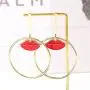 Enamel Evil Eye Heart Rhinestone Lip Dangle Earring Necklace Heart-Shaped Drop Earrings Glitter Dangling Earring Red Hoop Earring Shiny Jewelry Set for Women Girls Enamel Evil Eye Heart Rhinestone Lip Dangle Earring Necklace Heart-Shaped Drop Earrings Glitter Dangling Earring Red Hoop Earring Shiny Jewelry Set for Women Girls