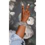 Emerson & Oliver Dia Spring Bracelets – Set of Simple, Inspirational, Boho, Minimalist Bracelets Pack of 10