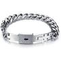 Love Lock Bracelet and Necklace key Pendant Collar Bangle His and Her Gifts for Couples(Silvery)