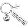 AKTAP Travel Agent Gift Travel Agent Keychain Travel Agent Surviving The Travel Life One Sip at Time Appreciation Jewelry Thank You Gift for Travel Agent