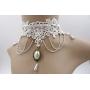 ETERNITY J. Vintage Lace Gothic Style Tassel Pendant Choker Victorian Palace Princess Lolita Necklace Bracelet