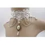ETERNITY J. Vintage Lace Gothic Style Tassel Pendant Choker Victorian Palace Princess Lolita Necklace Bracelet ETERNITY J. Vintage Lace Gothic Style Tassel Pendant Choker Victorian Palace Princess Lolita Necklace Bracelet