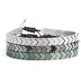 YGLINE Baroque Pearl Leather Cuff Bracelet Multi Strand Wrap Bracelets Magnetic Bohemian Bracelet for Women, Wife, Sister