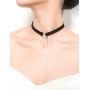 Black Choker Necklace for Women and Girls Velvet Choker with O Ring, Cross, Lace Tattoo