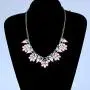 JCYK Crystal Jewelry Pink Necklace Charms Choker Elegant Women Necklace kolye Collares Collar Mujer Christmas Collier valentine