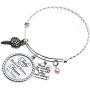 Maid of Honor Gift, Bridesmaid Gift Always my Sister Bangle, Today My Maid of Honor/Marton of Honor Forever My Sister Gift Wedding Adjustable Bracelet