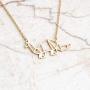 La Menagerie Dinosaur Gold Origami Jewelry - Gold Geometric Chain Necklace – 18 Karat Plated Gold Necklace for Women & Girls – Stylish Dinosaur Pendant Necklace