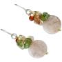 NOVICA Multi-Gem Quartz Cultured Freshwater Pearl .925 Sterling Silver Beaded Earrings, Thai Joy