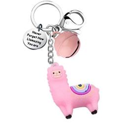 FOTAP Llama Gift Never Forget How Llamazing You are Keychain Be Llamazing Cute Alpaca for Women Alpaca Gifts Animal Lover Gift