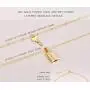 PearlyPearls Dainty 18k Gold Layered Statement Choker Necklaces for Women Tiny Cute Lock and Key St Benedict Medals and Cross Pendant Personalized Double Layering Chain Necklaces for Teen Girls