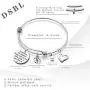 New Mom Bracelet Pregnancy Footprints Jewelry Sometimes The Smallest Things Take Up The Most Room in Your Heart Mommy to Be Gift