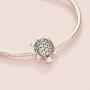 Pandora Jewelry Pave Sea Turtle Cubic Zirconia Charm in Sterling Silver