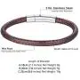 ChainsPro Custom Engraving, Waterproof Braided Rope Leather Bracelet, for Men/Women, Boyfriend Gift, 18/20/22CM (Send Gift Box) ChainsPro Custom Engraving, Waterproof Braided Rope Leather Bracelet, for Men/Women, Boyfriend Gift, 18/20/22CM (Send Gift Box)