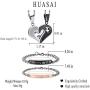 Long tiantian Her His Necklace Magnetic Bracelet for Couple Gift Couple Necklace