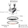 Long tiantian Her His Necklace Magnetic Bracelet for Couple Gift Couple Necklace