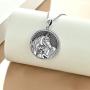 YAFEINI Horse Gifts for Women 925 Sterling Silver Horse with Girls Pendant Necklace Lovely Animal Horse Theme Jewelry Gifts for Horse Lover