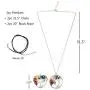 Yunison 2pcs Tree of Life Necklace for Women Chakra 7 Gemstone Pendant Handmade Jewelry Gift Yunison 2pcs Tree of Life Necklace for Women Chakra 7 Gemstone Pendant Handmade Jewelry Gift