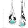 Silpada Blue Oasis Natural Amazonite Drop Earrings in Sterling Silver