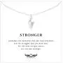 Diamond Spike Sterling Silver Necklace - Inspirational Jewelry Gift for Women Birthday Dainty Simple Minimalist