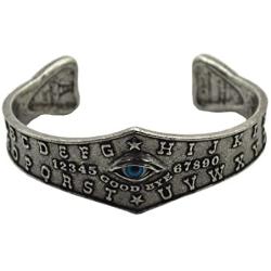 Alchemy Gothic Decorative One Size Adjustable Realistic Taxidermy Ouija Eye Bangle