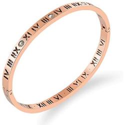 LINFENG Love Friendship Bangle Bracelet Inspirational Gifts Strainless Steel Hinged Fashion Jewelry Birthday Present