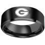 Sping Jewelry Georgia Bulldogs Primary Ring NCAA Team Titanium Steel Band Size5-13
