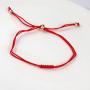 2-8 Pcs Red String Bracelet 7 Knots Kabbalah Protection Good Luck Thread Bracelets Handmade Cord Strand String Bracelets Adjustable Red String Fate Bracelets Couples Family Friends Bracelets