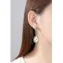 mecresh Flower Teardrop Earring and Bracelets Silver/Gold/Champagne Bridal Jewelry Sets for Women mecresh Flower Teardrop Earring and Bracelets Silver/Gold/Champagne Bridal Jewelry Sets for Women
